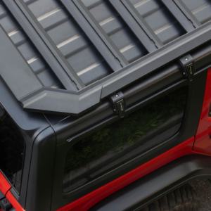 Equipaje de techo de coche, plataforma transportadora de <span class=keywords><strong>aluminio</strong></span>, portaequipajes, portaequipajes de coche para Jeep Wrangler JL 4XE 18 +, piezas de coche todoterreno, portaequipajes - Product Image 5