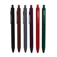 أقلام مدرسية من البلاستيك بالكامل, أقلام مدرسية ملونة كلاسيكية باللونين البني والرمادي ، أقلام بتصميم عتيق مخصصة ، أقلام بتصميم الشخص الأول