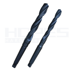 Forets hélicoïdaux HSS4241 40-80 mm avec queue conique Morse pour le perçage de tôles fines en aluminium, laiton, cuivre et acier - Product Image 1