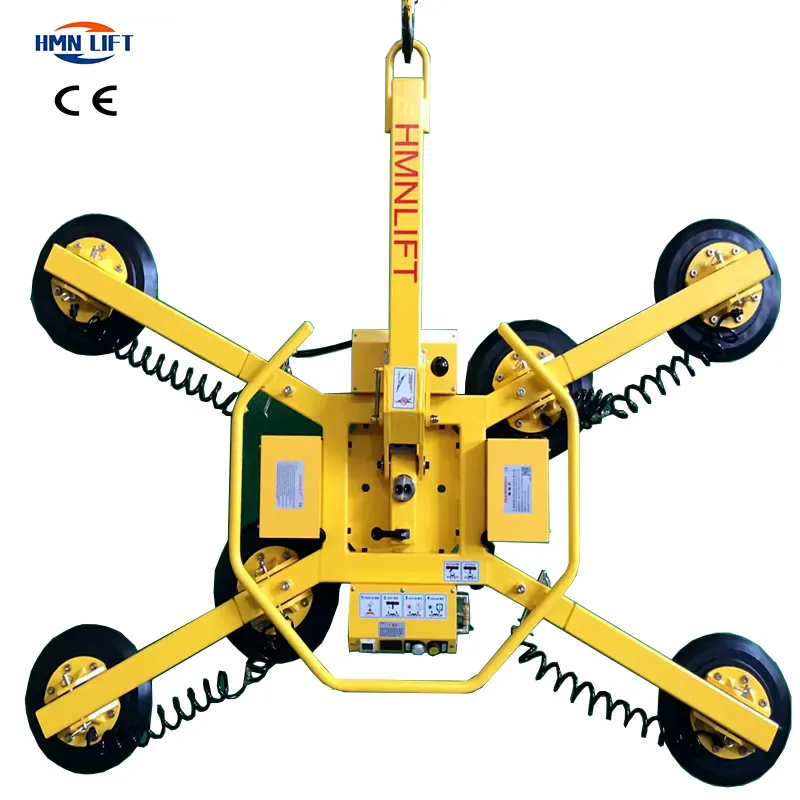 진공 lifter 기에 있는 진공 흡입 컵 기중기 유리제 로봇