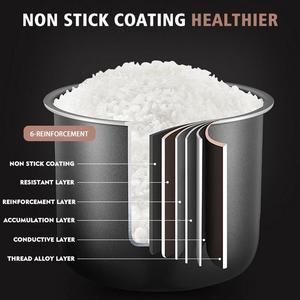<strong>Smart</strong> 6L Electric Pressure Cooker with Non-Stick <strong>Pot</strong> &amp; Multi-Function Rice Cooker for Home Kitchens - Product Image 5