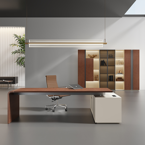 Vendita calda moderna mobili per <span class=keywords><strong>ufficio</strong></span> di lusso in legno di visualizzazione della credenza libreria armadietto di archiviazione per <span class=keywords><strong>ufficio</strong></span> capo CEO - Product Image 2