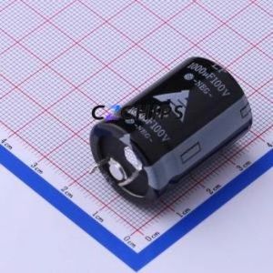 Condensateur électrolytique en aluminium à encliquetage LPO102M22030FVA, composant traversant (THT), D22xL30mm 1000uF 20% 100V 22mm - Product Image 1