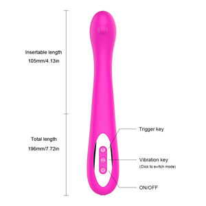 Vibratore del sesso femminile del punto G del dito realistico del vibratore delle <span class=keywords><strong>donne</strong></span> di funzione del punto G di rotolamento 12 <span class=keywords><strong>con</strong></span> stimolazione del clitoride - Product Image 2