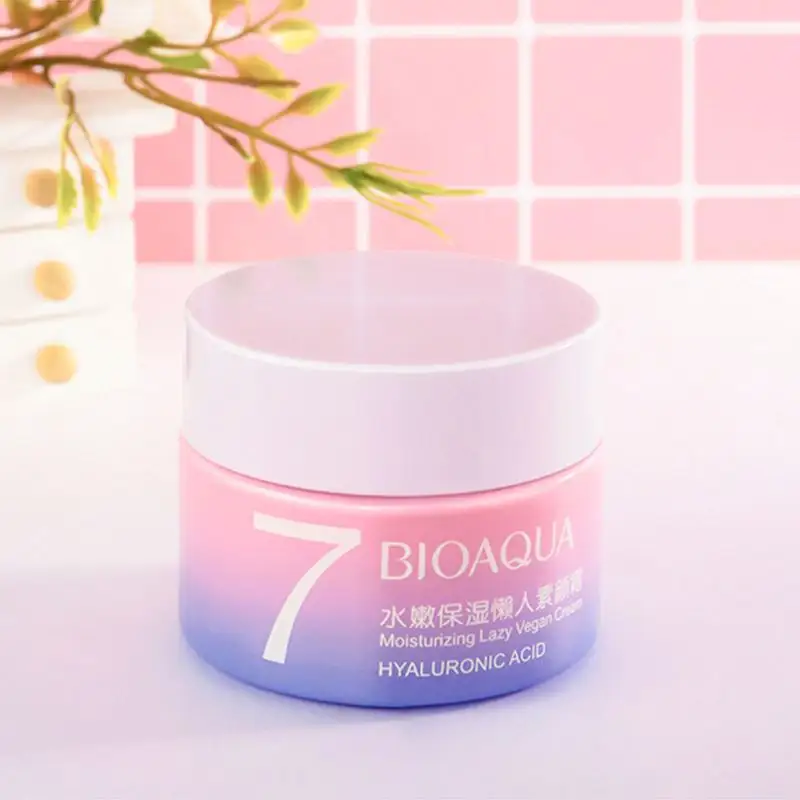 BIOAQUA Crème blanchissante éclaircissante pour la peau à base de plantes immédiates pour femmes paresseuses