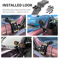 Support de montage LEDIYTE TANK 400 pour éclairage LED de montant A, personnalisé OEM pour fournisseur de lampes de travail auxiliaires tout-terrain et de feux de route