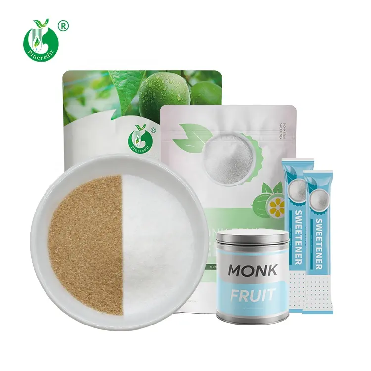 Pincredit Organic Monk Fruit Extract Mogroside MonkFruit Sugar Sweetener