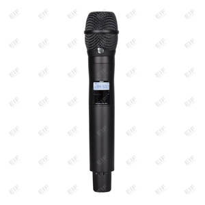 Micrófono Inalámbrico de Mano con Cancelación de Ruido EIF AD4D-2 XLR, Micrófono Inalámbrico Digital UHF de Doble Canal para Karaoke - Product Image 4