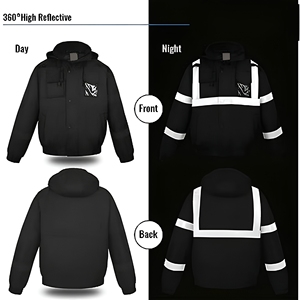 Custom Breathable Working Wear Safety <b>Jacket</b> High Quality Manufacture Safety <b>Jacket</b> Customized Logo Reflective Safety <b>Jacket</b> - Product Image 2