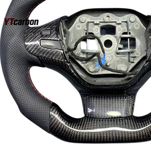 YTcarbon pour <span class=keywords><strong>DS3</strong></span> Cabriolet Cabriolet Auto pièces accessoires intérieurs de voiture Style de course personnalisé véritable <span class=keywords><strong>volant</strong></span> en Fiber de carbone - Product Image 3