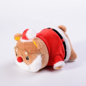 Unisex Santa Claus Teddybär Weihnachten Plüsch tier für Kinder mit PP Baumwolle Füllung dekorative Geschenk idee gemacht