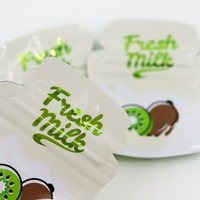 Sacs d'emballage personnalisés en gros, laminés, découpés sur mesure, avec logo imprimé, pochettes refermables pour aliments et cosmétiques