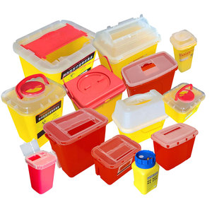 Conteneur de déchets médicaux de 2 gallons avec certificat CE pour l'élimination des objets tranchants, boîte de sécurité médicale pour seringues et aiguilles - Product Image 2