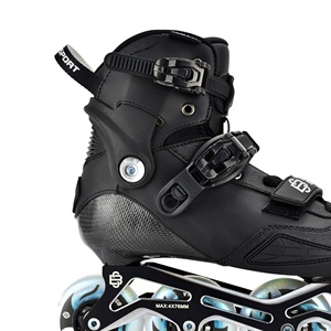 Chaussures de roller en ligne professionnelles pour adultes en fibre de carbone, pour slalom freestyle, avec <span class=keywords><strong>châssis</strong></span> haut de gamme à 4 roues, pour l'extérieur, vente en gros - Product Image 3