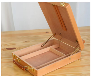 Chevalet de table portable et réglable Keep Smiling avec fonction de rangement, support d'affichage pour peinture et fournitures artistiques - Product Image 3