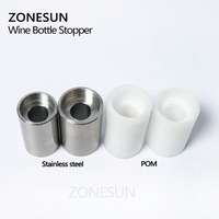 ZONESUN manuel en acier inoxydable bouchons vin bouchage Machine bouchage outil brassé bouteille de vin liège presse insertion Machine