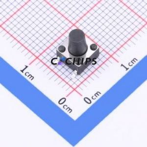 TSD003B08018A03 Tactile Switch SMD-4P,6x6mm Switch Round Button 1.8N Vertical Mount 6mm - Product Image 1