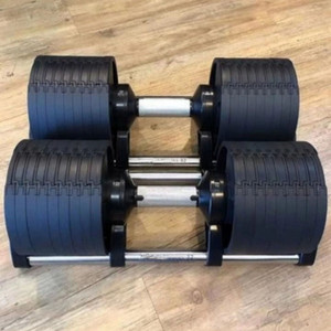 Altere Musculation <span class=keywords><strong>Haltères</strong></span> réglables unisexe 1 seconde de réglage rapide du poids Dumbles <span class=keywords><strong>d</strong></span>étachables intelligents en acier pur pour ensemble de gymnastique - Product Image 2