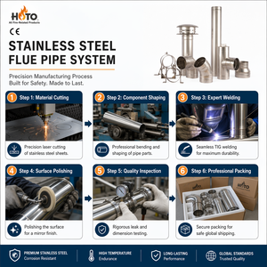 <span class=keywords><strong>Codo</strong></span> de <span class=keywords><strong>Chimenea</strong></span> de Acero Inoxidable de Pared Simple con Aislamiento, Certificado CE, Pulido a Espejo, Resistente a Altas Temperaturas y al Óxido, para Chimeneas - Product Image 5
