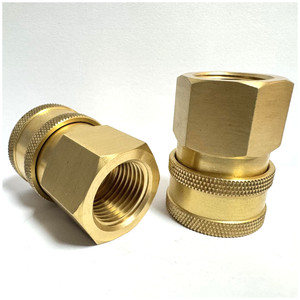 Raccords rapides de 1/4 pouces <span class=keywords><strong>en</strong></span> laiton massif filetage de <span class=keywords><strong>tuyau</strong></span> d'<span class=keywords><strong>arrosage</strong></span> adaptateur de nettoyeur haute pression <span class=keywords><strong>raccord</strong></span> de <span class=keywords><strong>tuyau</strong></span> de nettoyeur haute pression <span class=keywords><strong>pour</strong></span> <span class=keywords><strong>tuyau</strong></span> - Product Image 4