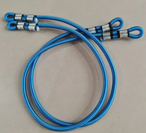 Cordon élastique réglable en latex pour trampoline, 10 mm/12 mm, 1,2 mètres, bleu, corde extensible - Product Image 3