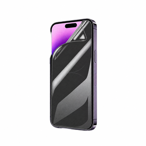 Film de protection d'écran OEM anti-espion en TPU souple pour iPhone 15 16 17 Pro Max, film hydrogel anti-espion avec réparation automatique 24H - Product Image 1