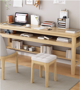 <strong>Computer</strong> Chair and Table Modern Minimalist Table Wooden Study <strong>Computer</strong> <strong>Desk</strong> with Long and <strong>Narrow</strong> Multi-person <strong>Computer</strong> Table - Product Image 6