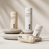 Flacon pompe airless en acrylique de luxe OEM ODM rechargeable 35ml 50ml 80ml 3oz 6oz pour crème, lotion, sérum cosmétique avec pompe