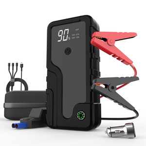 8000A Car Jump Starter With Air Compressor Pack Booster 12V Power Bank Flashligh