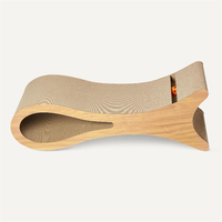 Lit pour chat de haute qualité en forme de coussin, griffoir pour chat, lit de détente avec jouet interactif à bille