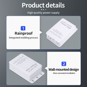 방수 미니 <span class=keywords><strong>Dc</strong></span> 업 12V2A 배터리 백업 휴대용 와이파이 라우터 CCTV 전원 모니터링 전원 공급 장치 업 전원 공급 장치 - Product Image 5