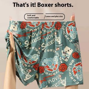 Calzoncillos Boxer Antibacterianos para Hombre, 95% Algodón, Corte Holgado, Tallas Grandes, Cintura con Logotipo, Tejido de Punto, Color Sólido, Lavado a Mano - Product Image 3