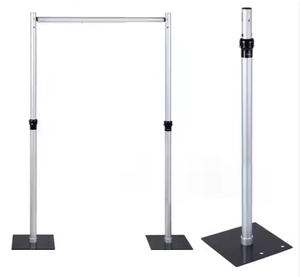 Juegos de cortina de tubo lavables de tela ignífuga de estilo simple resistente ESI para uso industrial y eventos multiescena para bodas - Product Image 2