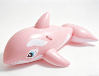 Bouée gonflable Premium Orca, design animalier mignon en PVC durable pour piscine, plage et vacances en lac