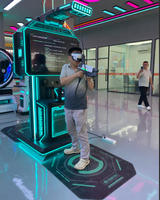Pistola de Juego de Realidad Virtual para Interiores, Multijugador, Deportiva, Resistente, de Fibra de Vidrio y Metal, para Aeropuertos, Parques de Aventuras o Espacios Públicos
