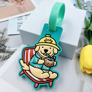 Etiqueta de Equipaje Personalizada Colorida, Etiqueta de Equipaje con Logotipo, Etiqueta de Seguridad para Viajes en Avión, Etiqueta de Equipaje de PVC Suave - Product Image 2