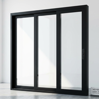 Serrure intelligente à empreintes digitales pour panneau de verre robuste, triple piste, carte IC, tactile, biométrique, pour porte coulissante en verre