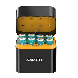 GMCELL 15W Portable Fast Charge AA & AAA Lithium Battery Smart Charger with Type-C PD <b>5V</b>/3A Output 8 Slots Built-in Protection - Product Image 4