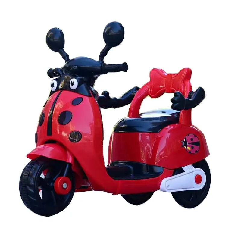 Cheap Cute Kids Mini Electric Motorcycle/3 wheels pink battery operated kids tricycle toy car motorcycle with music lights