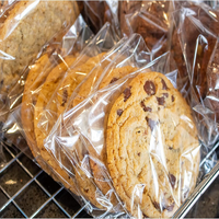 Sacs d'emballage personnalisés en plastique OPP imprimé pour bonbons, biscuits, pain, aliments, cadeaux, avec fermeture autocollante pour noix - Vente chaude