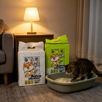 Technologie anti-odeur d'ammoniac, empêche la diffusion des odeurs, litière pour chat fermée, usage spécial, en vrac, sable de tofu premium pour chat