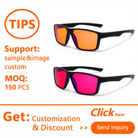 Lunettes de protection anti-lumière bleue Sunray Sport Wrap à monture intégrale et branches texturées, unisexe, OEM, pour jeux vidéo et écran nocturne