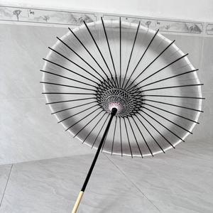 Vente en gros DD4059 Parasol japonais en bambou pur dégradé de soie artisanat photographie à la main mariage plafond fête parapluie droit - Product Image 1