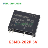 5V 12V 24V DC-AC Module de relais à semi-conducteurs G3MB-202P G3MB 202P PCB SIP SSR AC 240V 2A interrupteur de relais de résistance de Circuit d'amortisseur