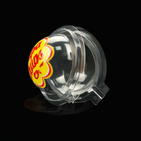 Boîte transparente en plastique PET recyclable pour l'emballage de chocolat, de fruits, de bougies, d'autocollants