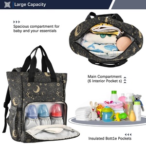 Bolsa de Pañales Impermeable para Bebé, Mochila de Gran Capacidad para Mamá, Bolsa de Viaje, Precio Bajo al por Mayor - Product Image 5