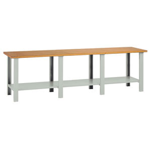 Tecnotelai Classic établi 3000x750x900mm avec plateau en bois, capacité de charge 1200kg - Product Image 1