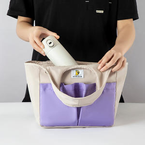 <span class=keywords><strong>Sac</strong></span> à déjeuner <span class=keywords><strong>isotherme</strong></span> multifonctionnel portable grande capacité en polyester avec fermeture éclair pour le transport de <span class=keywords><strong>repas</strong></span> mère-enfant - Product Image 6