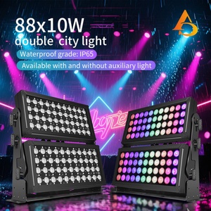 Luz LED RGBW 4 en 1 para Exteriores, Luz de Color para Ciudad, Modo de Control DMX, Proyector de Pared RGBW, Luz Doble para Ciudad - Product Image 6
