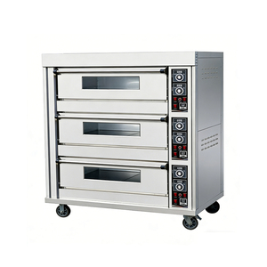 Hot Sale Industrial Commercial Dashboard Bakery Oven Gas 3 Deck 9 Trays for Bread Cake and Pizza Baking Equipment - Product Image 4
